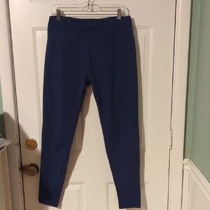 Baleaf XL Navy Blue Athletic Yoga Pilates Pants Fleece Lined Stretchy